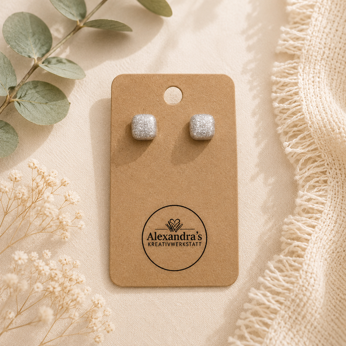 Ohrstecker Soft Square