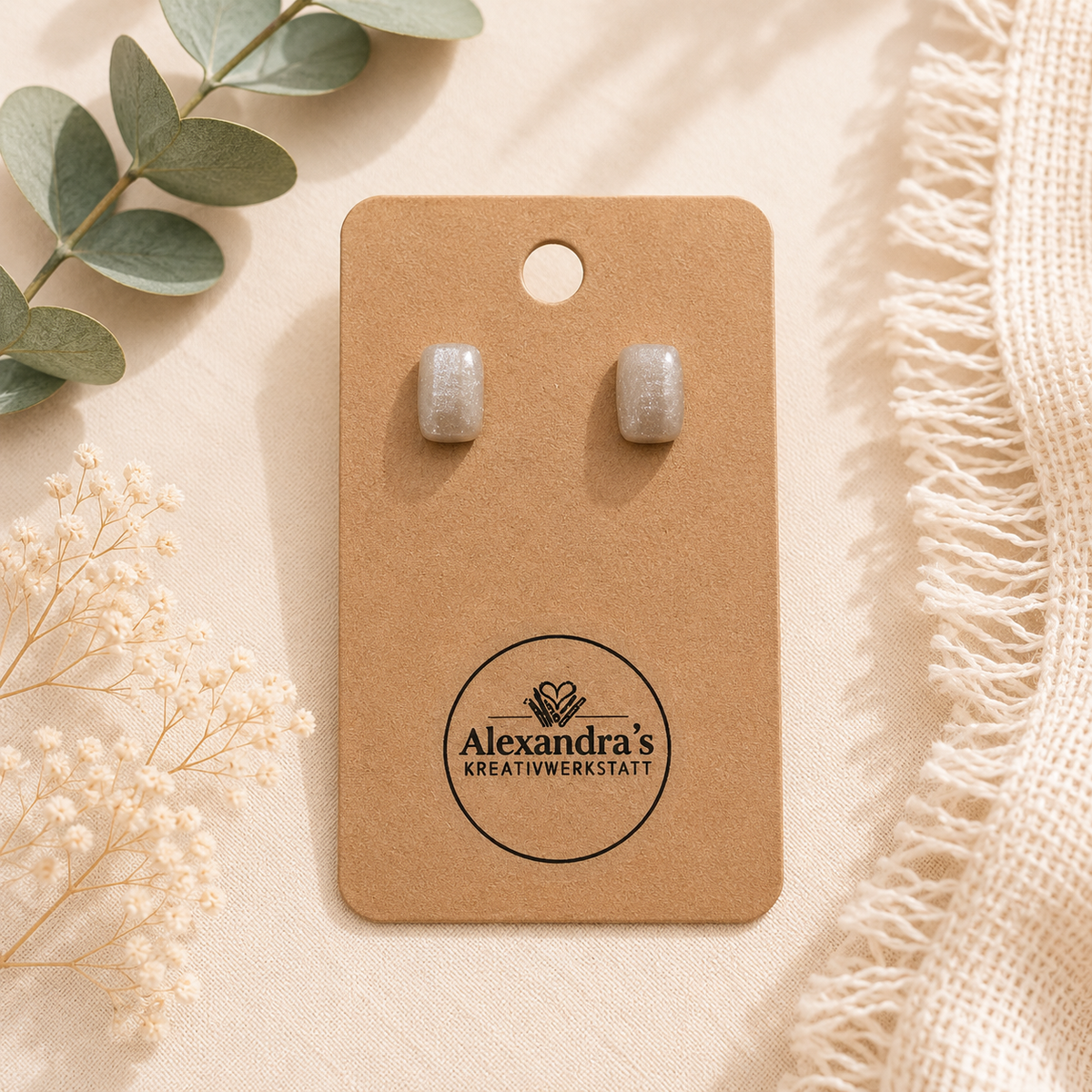 Ohrstecker Rounded Rectangle