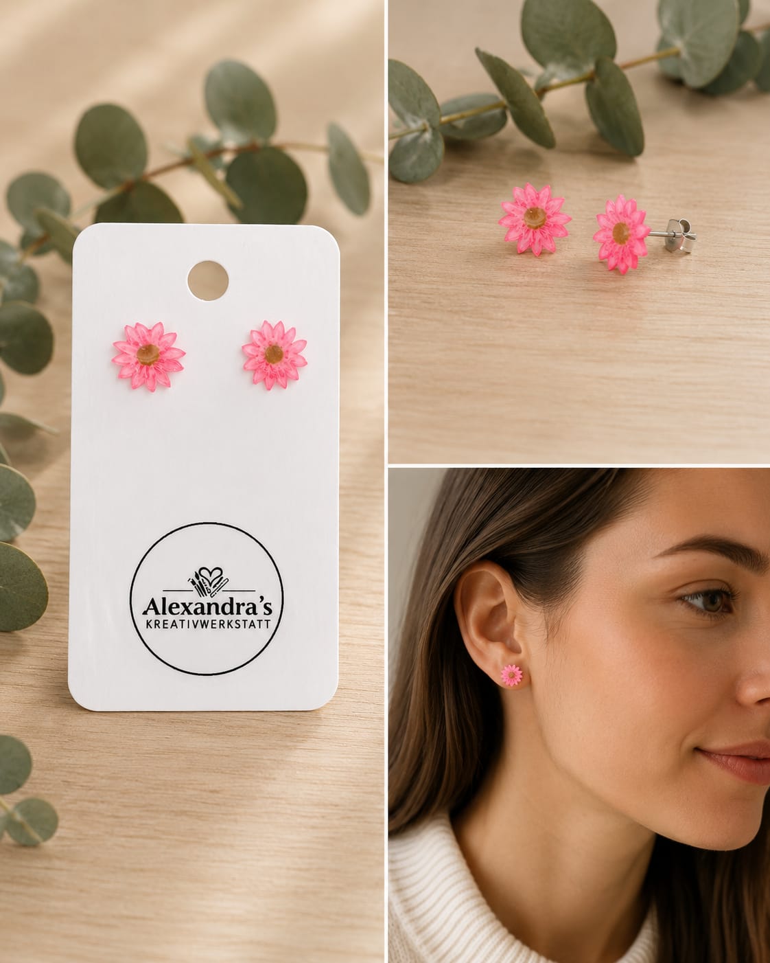 Ohrstecker Blumen - Sonnenblume