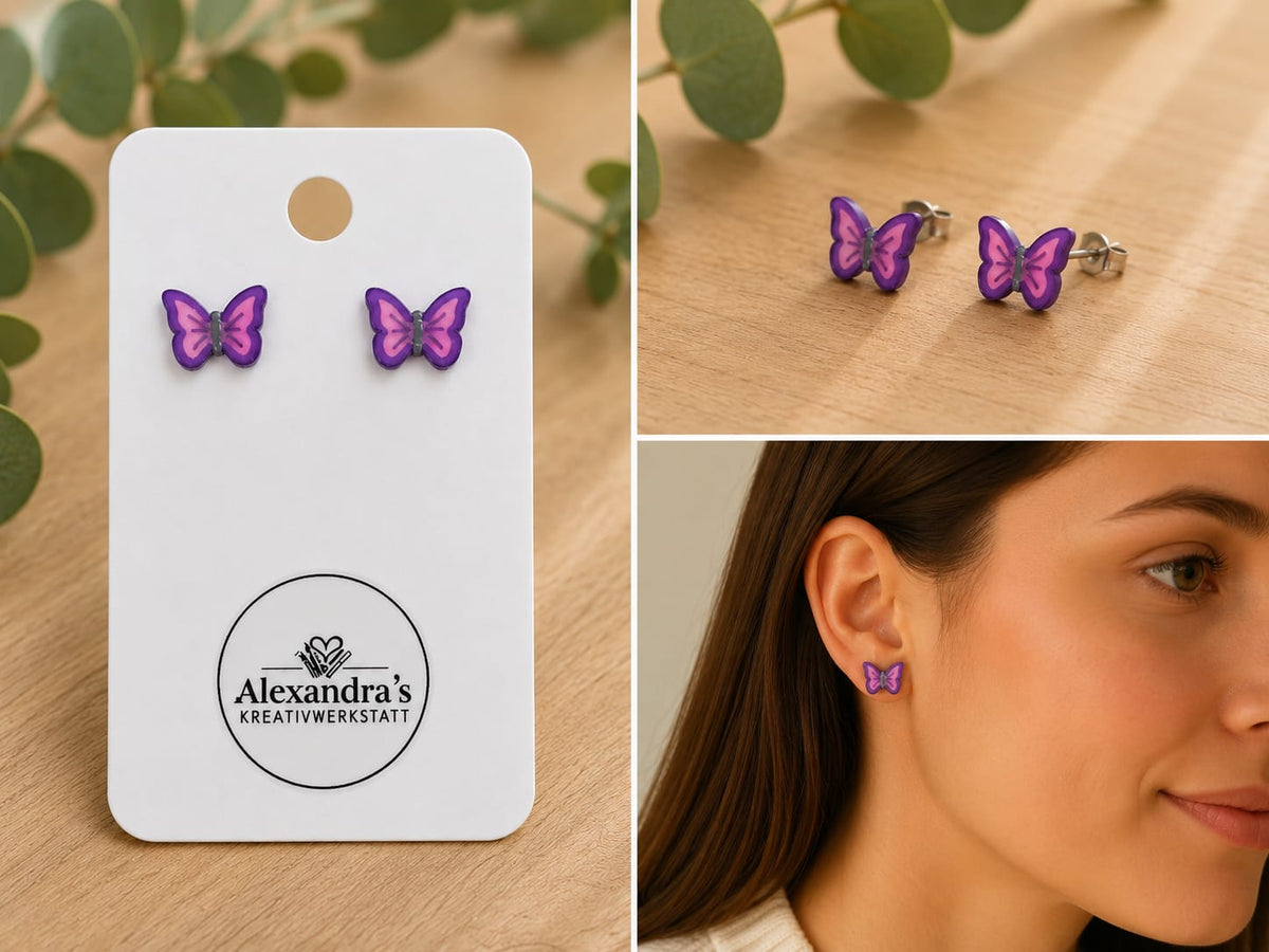 Ohrstecker Schmetterling