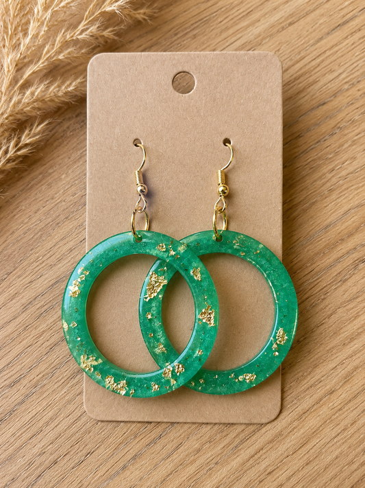 Ohrringe „Green Glam“