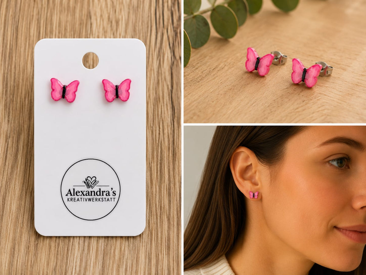 Ohrstecker Schmetterling